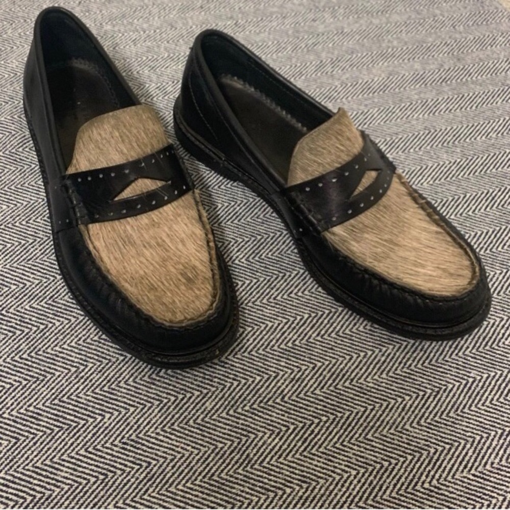 Rag & Bone calf hair loafers